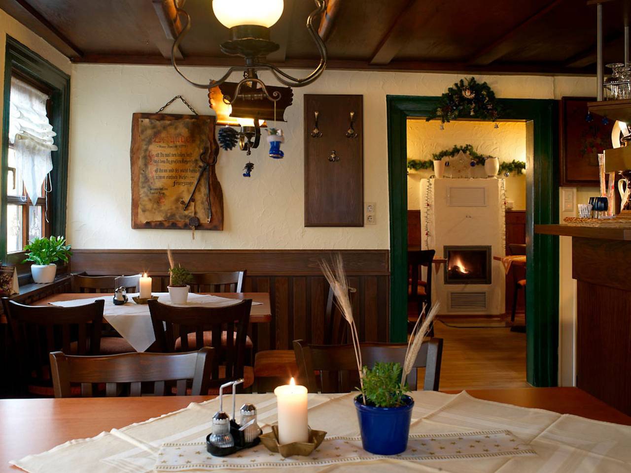 Adler Gaststube Hotel Biergarten - Einzelzimmer Komfort in Bad Rappenau, Kraichgau