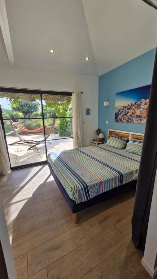 Chambre d’hôte pour 2 personnes, avec Terrasse et Jacuzzi ainsi que Jardin et Piscine