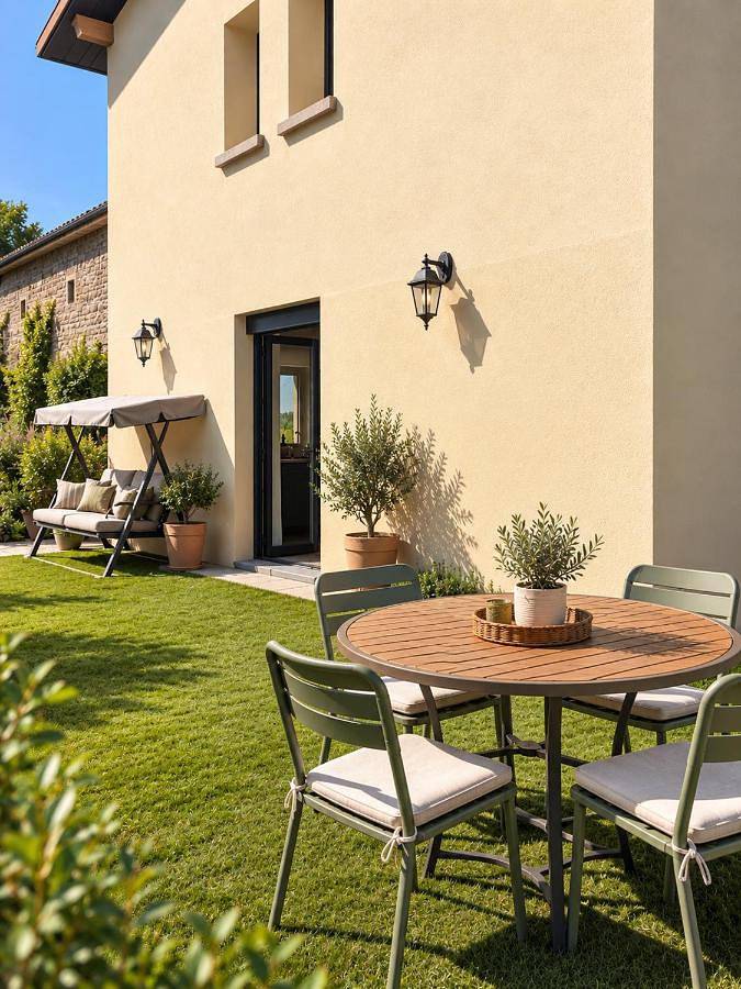 Location de vacances pour 4 personnes, avec Terrasse ainsi que Jardin et Vue à Roche-la-Molière