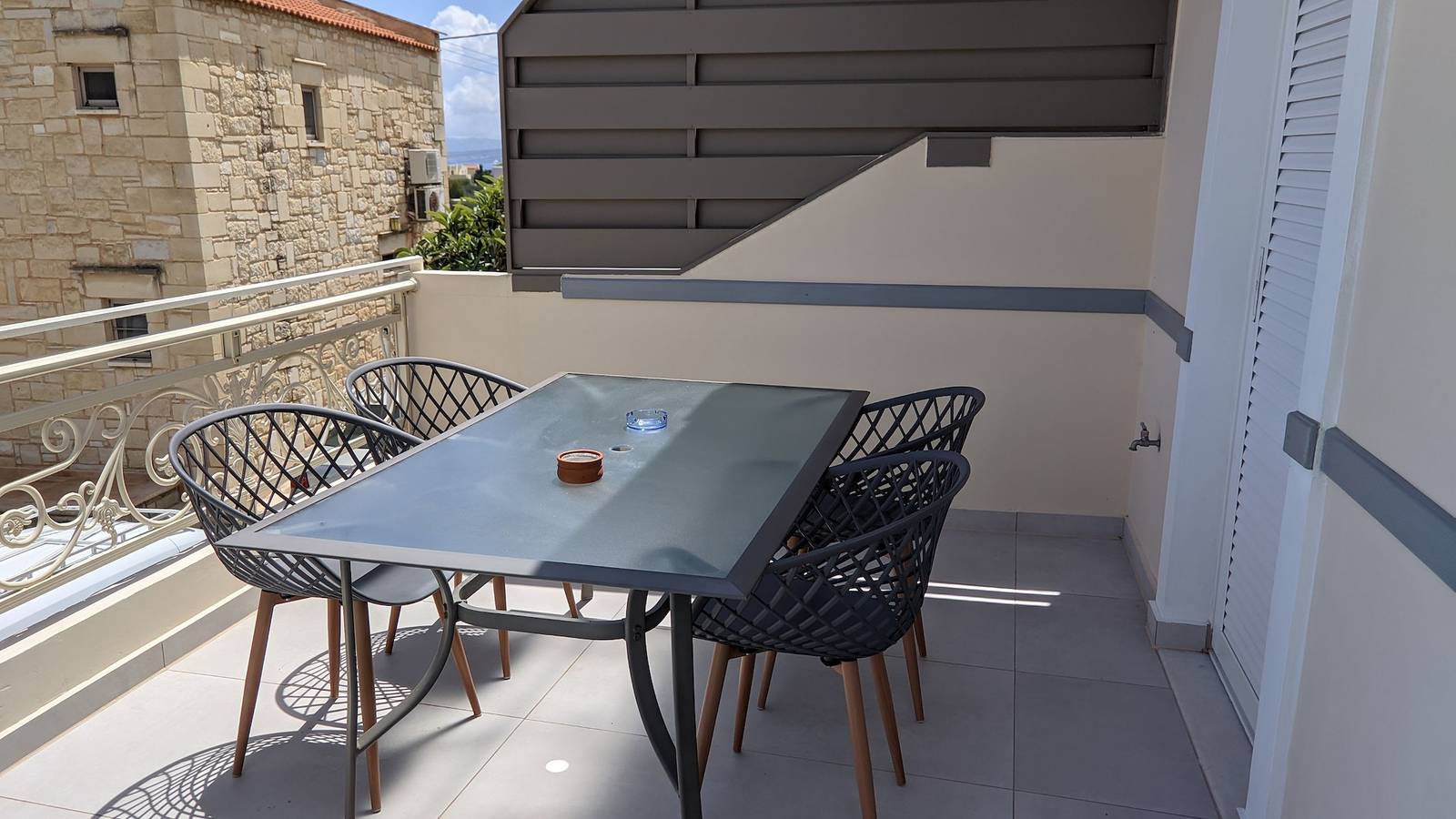 Villa voor 4 personen met uitzicht op zee in Kato Stalos, Agia Marina