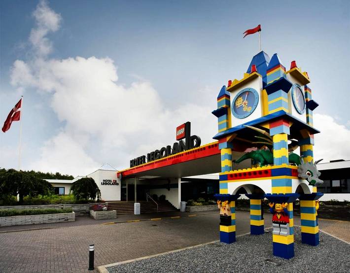 Hotel voor 5 personen, with Terras and Tuin as well as Uitzicht in Billund