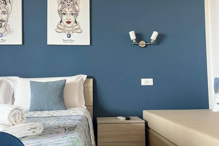 Ganze Wohnung, Vistamare cozy with beautiful sea view, with saltwater pool in San Leone, Agrigento