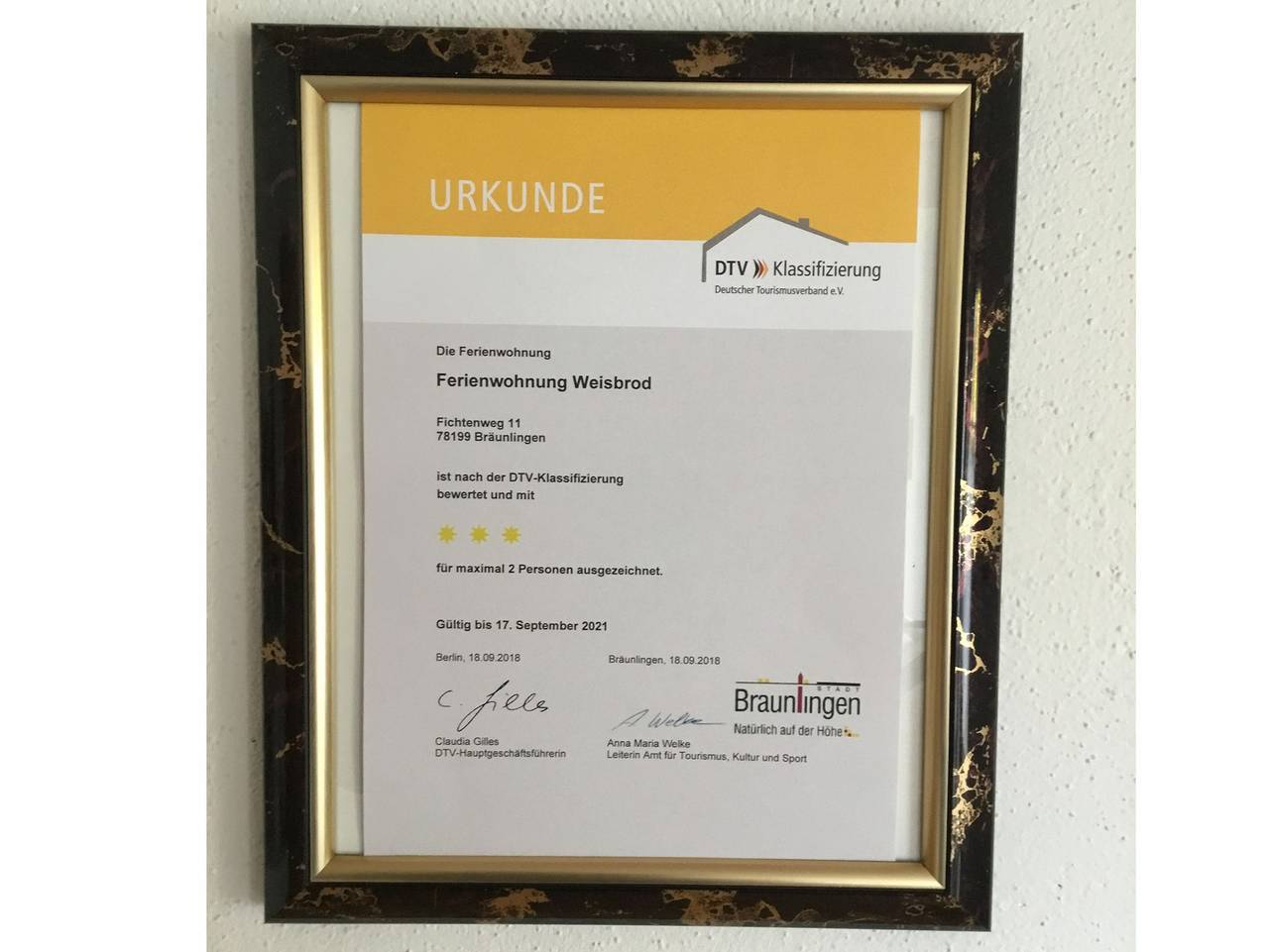 Ganze Ferienwohnung, ***Ferienwohnung Weisbrod in Bräunlingen, Mittlerer Schwarzwald