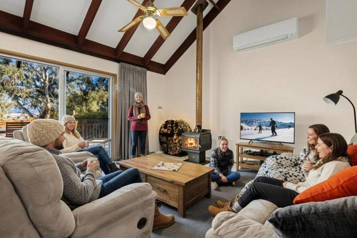Maison de vacances pour 6 personnes, avec balcon et vue sur le lac ainsi que vue et jardin - 1