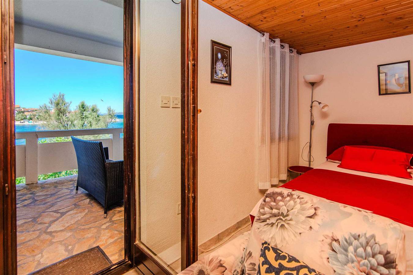 Cały apartament, Apartament wakacyjny dla 4 osób z balkon in Vir