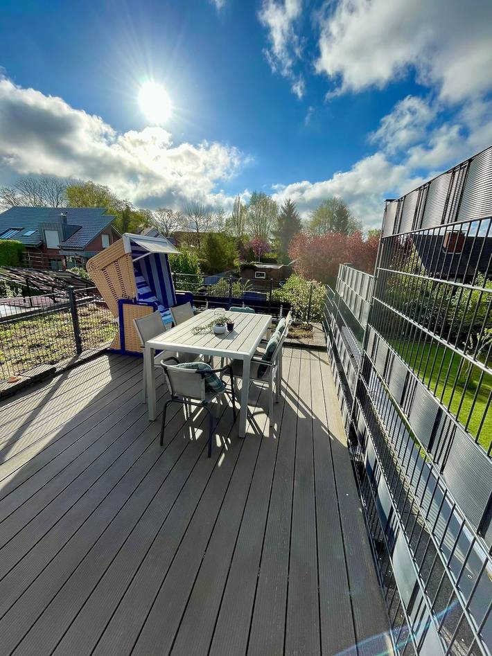 Ferienwohnung für 4 Personen, mit Balkon und Terrasse in Papenburg
