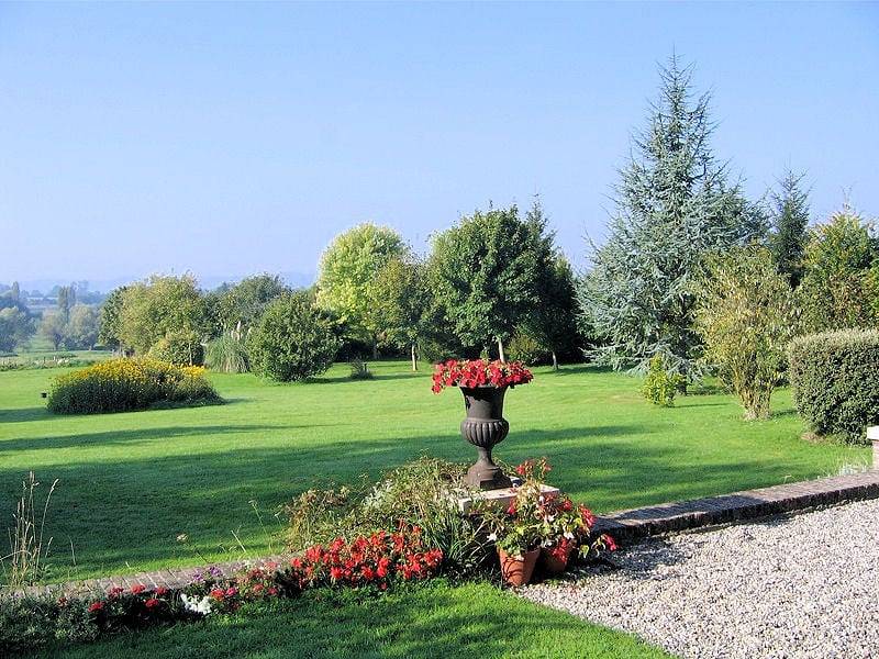 Manoir d'Aulage - Chambre jaune in Saint-Martin-l'Hortier, Région de Dieppe