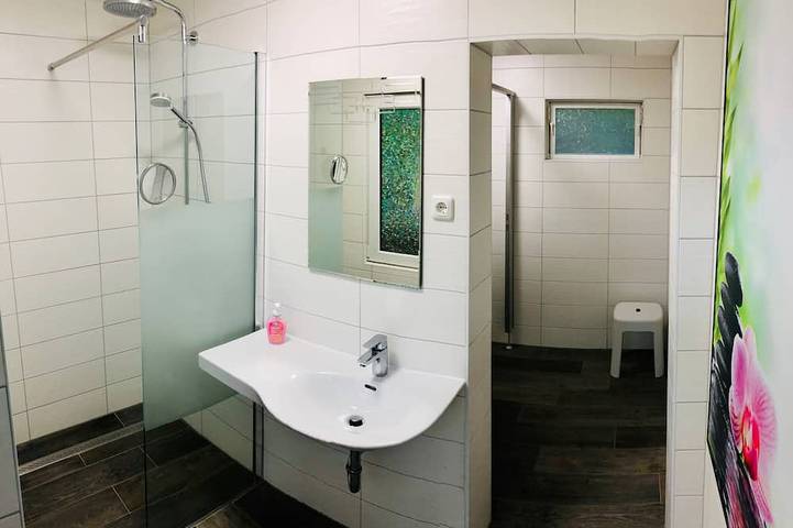 Blockhütte für 2 Personen, mit Terrasse in Sangerhausen - 4