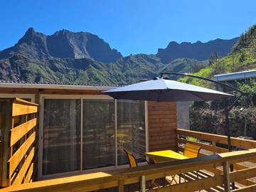 Maison d’hôte pour 2 personnes, avec terrasse et vue à Cilaos