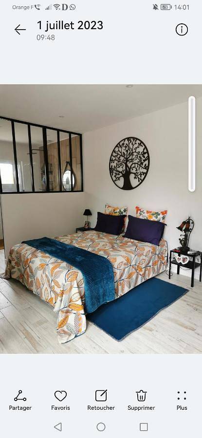 Chambre d’hôte pour 2 personnes, avec Terrasse et Jardin à Soyaux