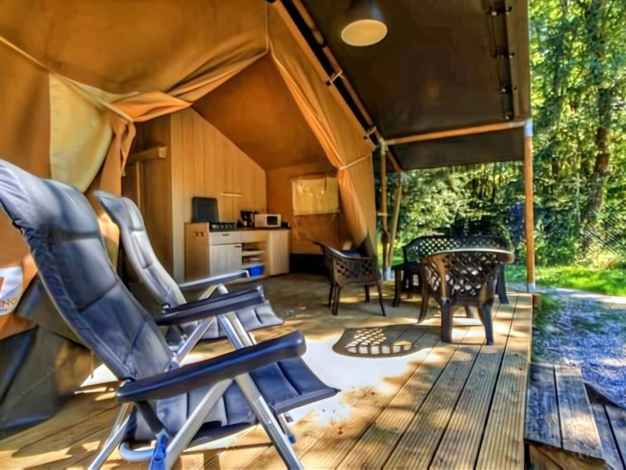 Safari-Zelt in den Niederlanden nahe Dünen & Meer in Hollum, Westfriesische Inseln
