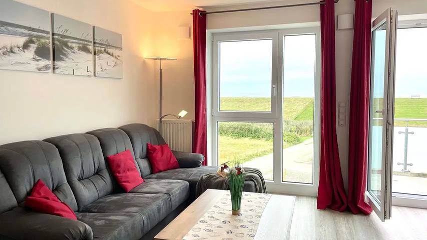 Loft voor 4 personen, met balkon in Dorum