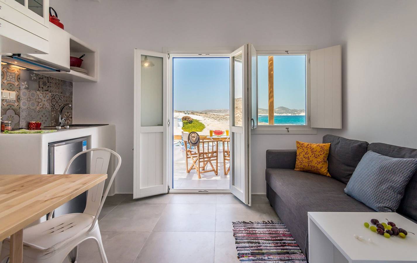 Aegean Drift Room | Boathouse Milos | 1 Bedroom | Unique Fisherman Retreat in Gournado-Fylakopi