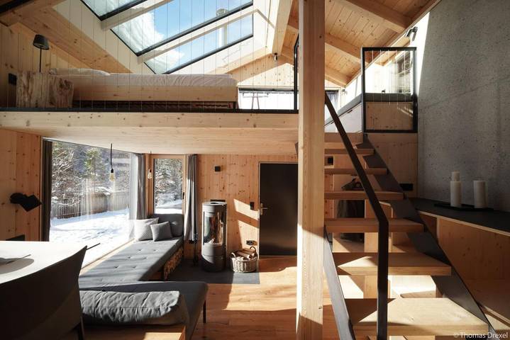 Ferienhaus für 2 Personen, mit Terrasse und Garten sowie Pool und Sauna in Scharnitz