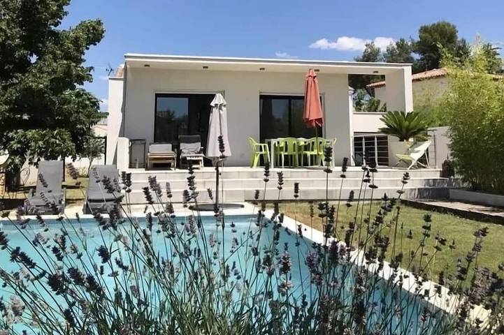 Ferienhaus für 6 Personen, mit Terrasse und Garten in Fabrègues