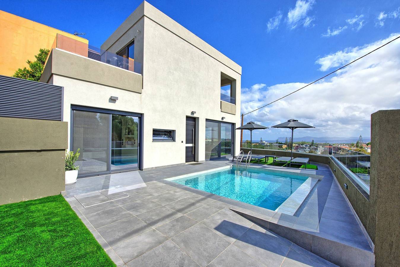 Villa für 5 Personen mit Balkon in Agioi Apostoli, Chania und Umgebung
