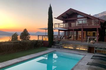 Villa pour 12 personnes, avec jardin ainsi que jacuzzi et sauna à Veyrier-du-Lac