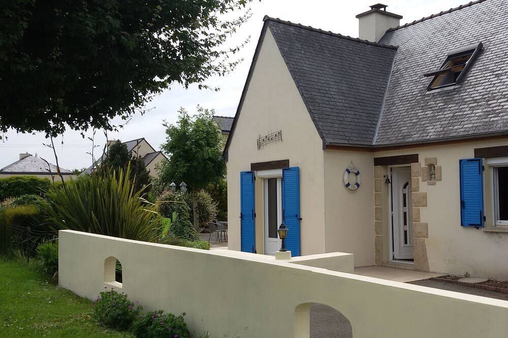 Locmiquel Strand und Zugang zum Golf von Morbihan 900 m. in Baden, Côte des Mégalithes