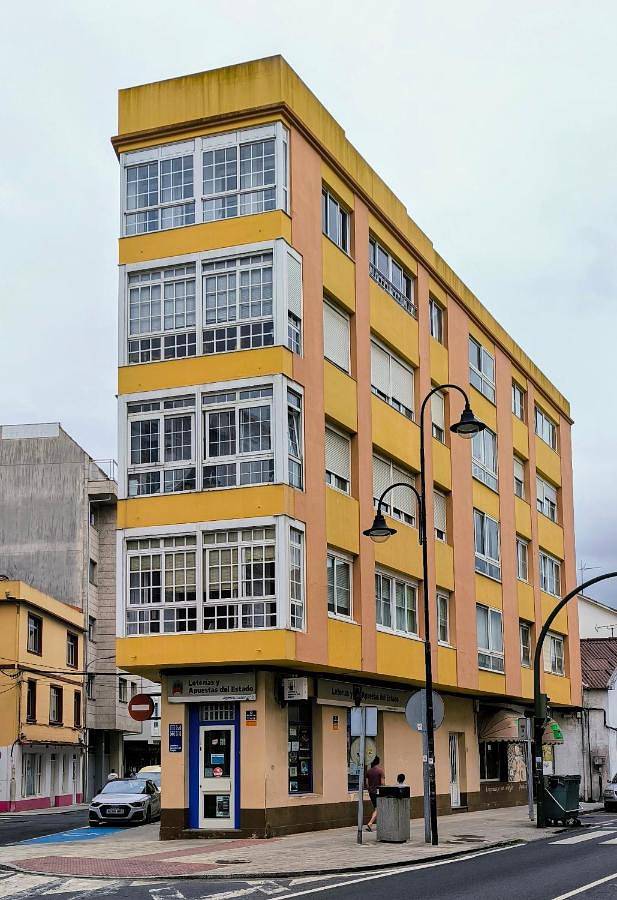 Apartamento para 6 personas, con vistas y balcón en Cedeira