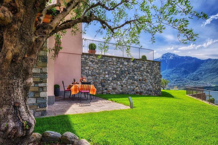 Gîte pour 4 personnes, avec vue sur le lac et jardin, animaux acceptés à Vercana - 3