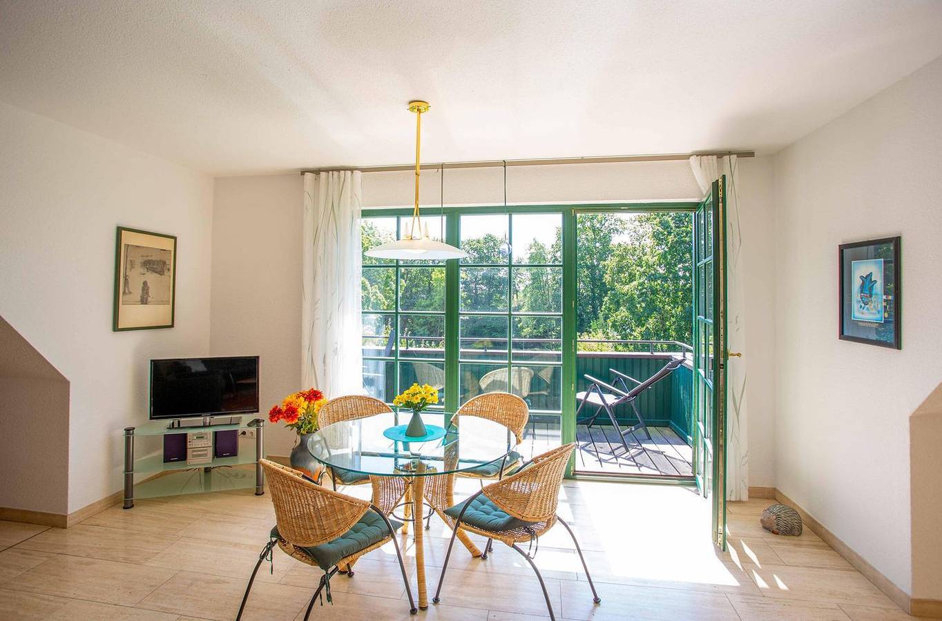 Ganze Wohnung, Ferienapartment Kranichruh in mitten der mecklenburgischen Natur in Klink, Müritz