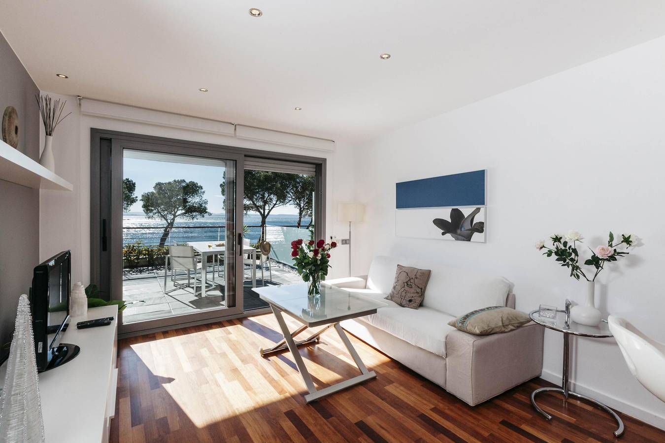 Geheel appartement, Vakantieappartement voor 4 personen met terras in Canyelles Petites, Roses