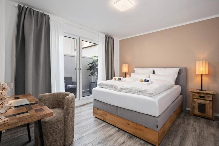 Vakantieappartement voor 4 personen, met terras in Keulen