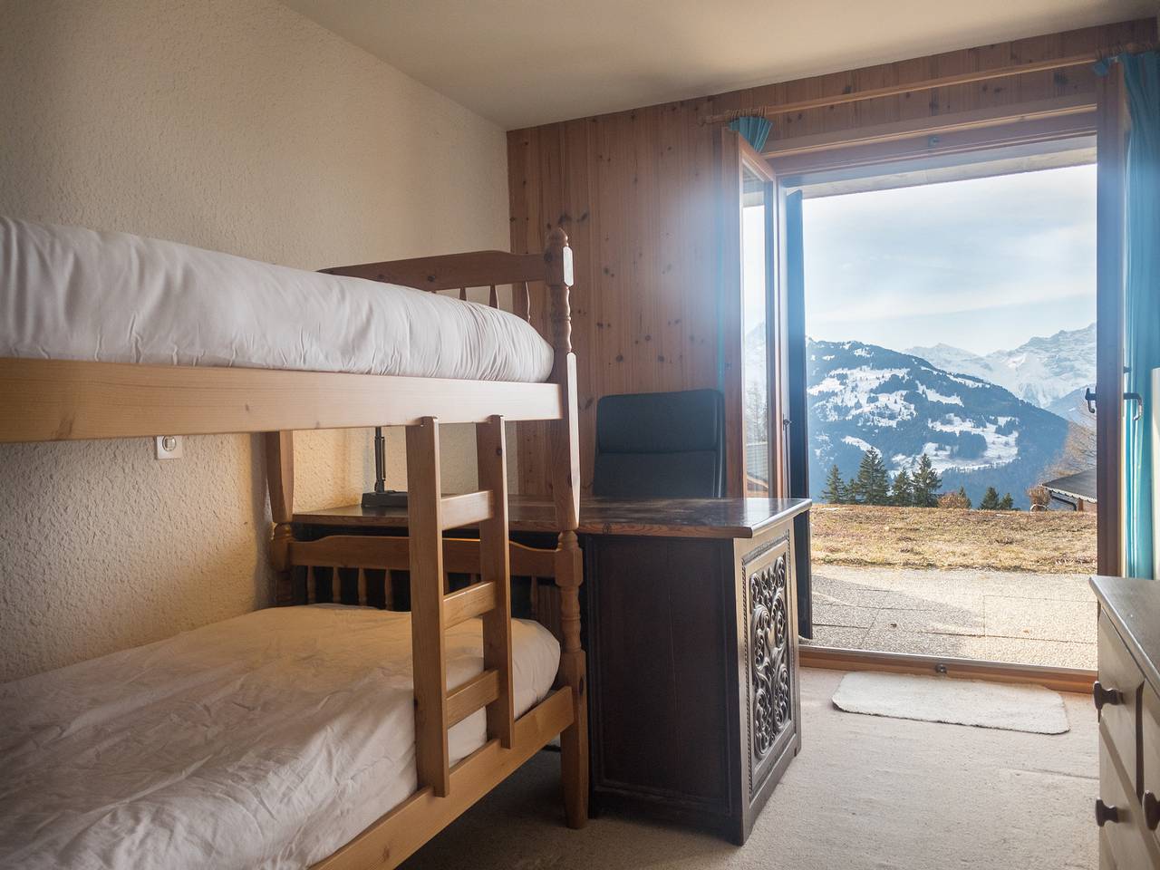 Ganze Wohnung, Komfortable 3,5-Zimmer-Wohnung in den Höhen von Gryon - Atemberaubender Blick auf die Alpen in Gryon, Alpes Vaudoises