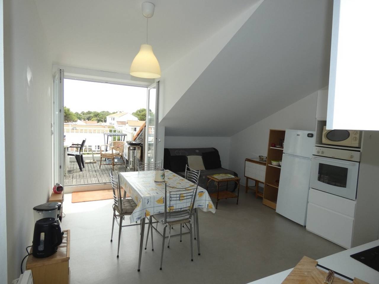 Appartement entier, Appartement central à Notre-Dame-de-Monts avec balcon et animaux acceptés in Notre-Dame-de-Monts, Vendée