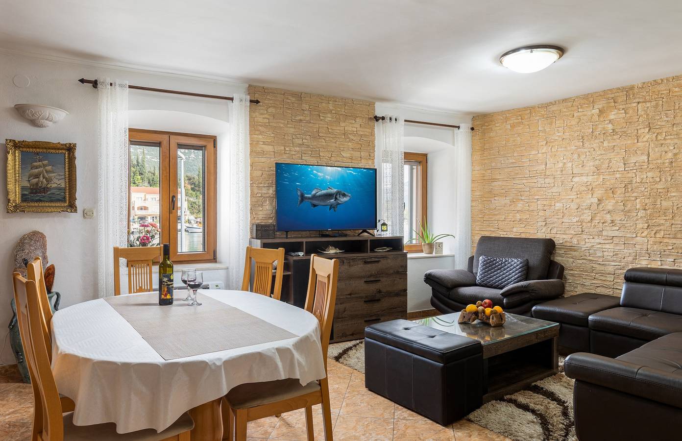 Ferienhaus für 5 Personen mit Meerblick in Ston, Dubrovnik-Neretva