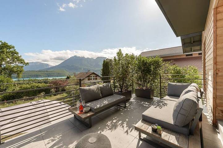 Villa voor 8 personen, met tuin en balkon in Saint-Jorioz