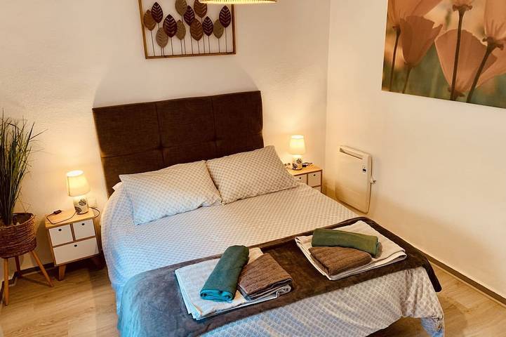 Appartement entier, Appartement avec 2 chambres au 1er étage à Mar De Cristal à 100 mètres de la plage, in Islas Menores, Carthagène