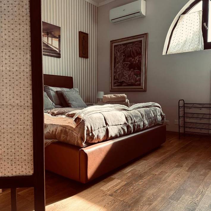 Appartamento per 3 persone, con giardino e panorama a Anguillara Sabazia