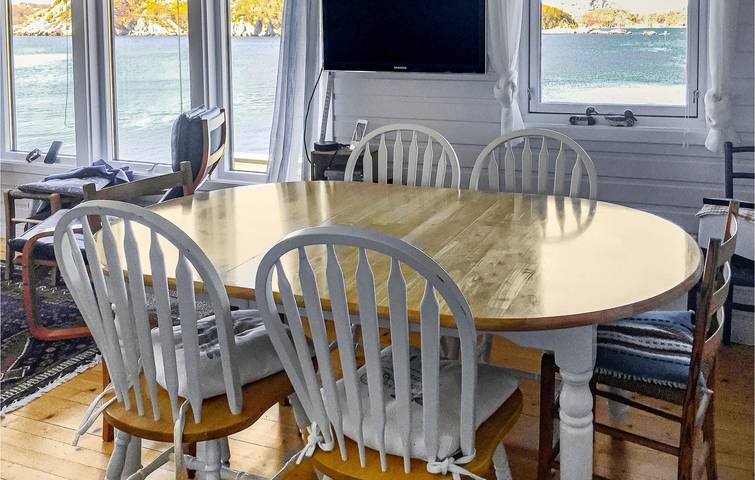 Maison de vacances pour 8 personnes avec jardin in Farsund