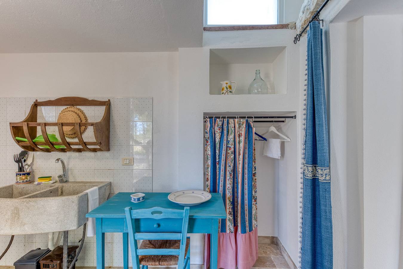 Ganze Wohnung, Ferienwohnung 'Le Baccole - Trullo' mit privater Terrasse, eigenem Garten und Klimaanlage in Gagliano del Capo, Golf von Tarent