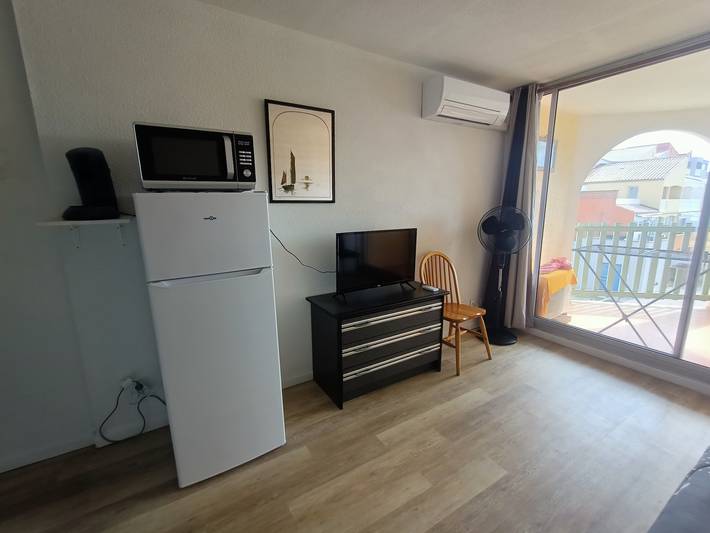 Studio für 2 Personen, mit Balkon in Le Barcarès - 4