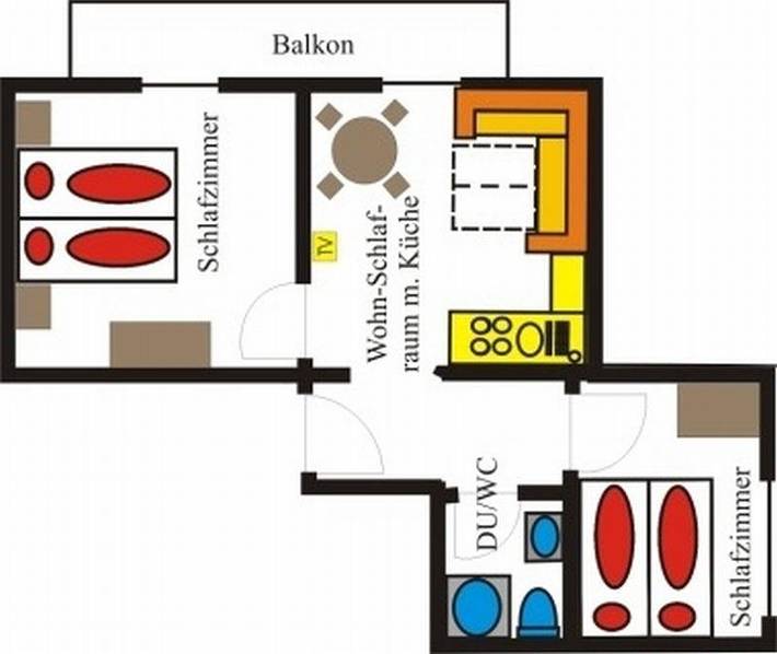 Ferienwohnung für 5 Personen, mit Garten und Terrasse in Kaprun - 4