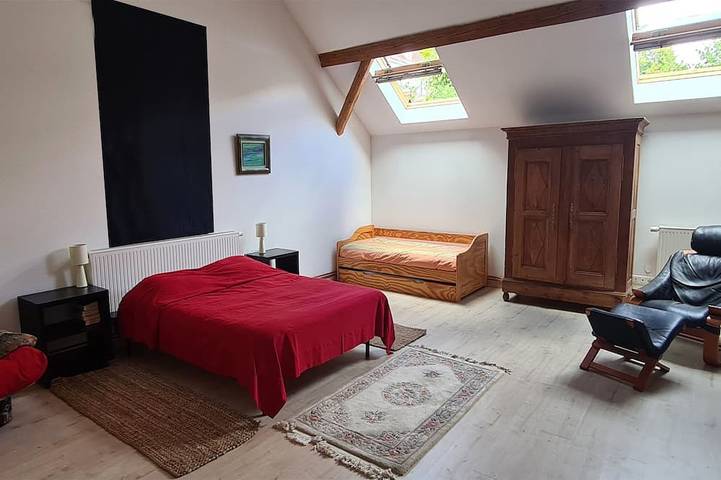 Loft de 130 m² en una antigua granja alsaciana cerca de Obernai en la ruta del vino in Saint-Nabor, Bas-Rhin Alsacia