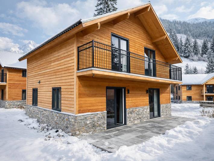 Chalet für 8 Personen, mit Garten und Balkon sowie Sauna, mit Haustier - 1