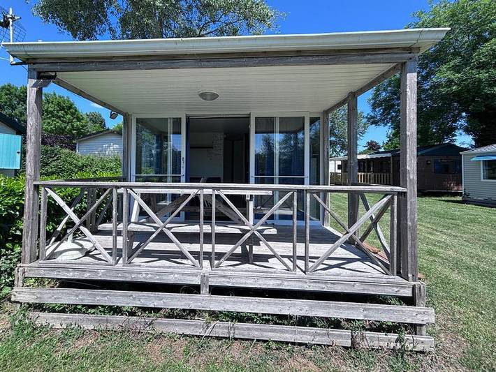 Camping Le Lac des Varennes - Mobilhome 4 personnes - Front de lac in Marçon, Vallée de la Loire