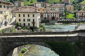 Gîte pour 4 personnes, avec jardin à San Giovanni Bianco