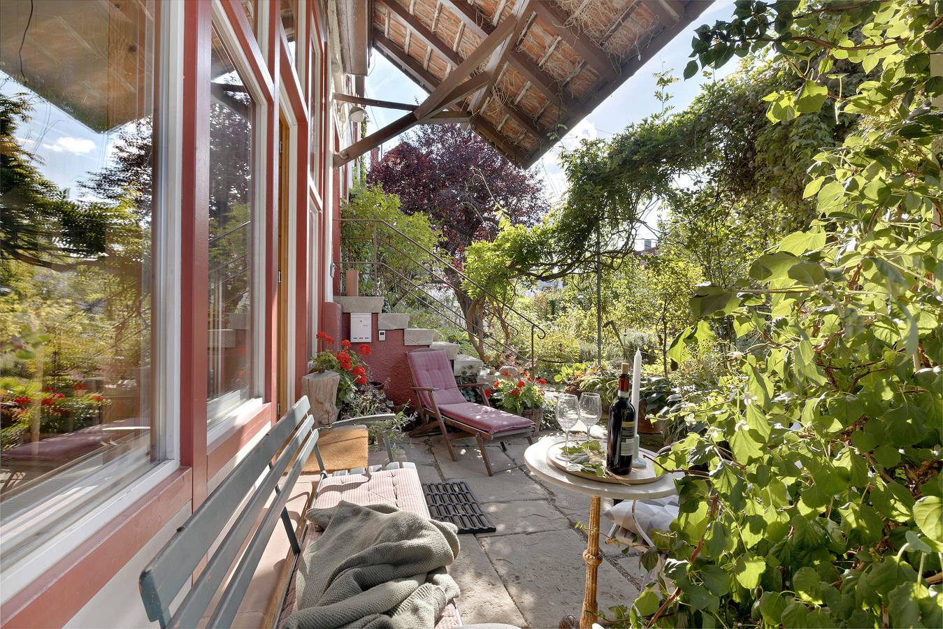 Ganze Ferienwohnung, Zur alten Scheune - Ferienwohnung Zur alten Scheune, 40qm, 1 Schlafzimmer, max. 3 Personen in Balingen, Albsteig Etappe 14