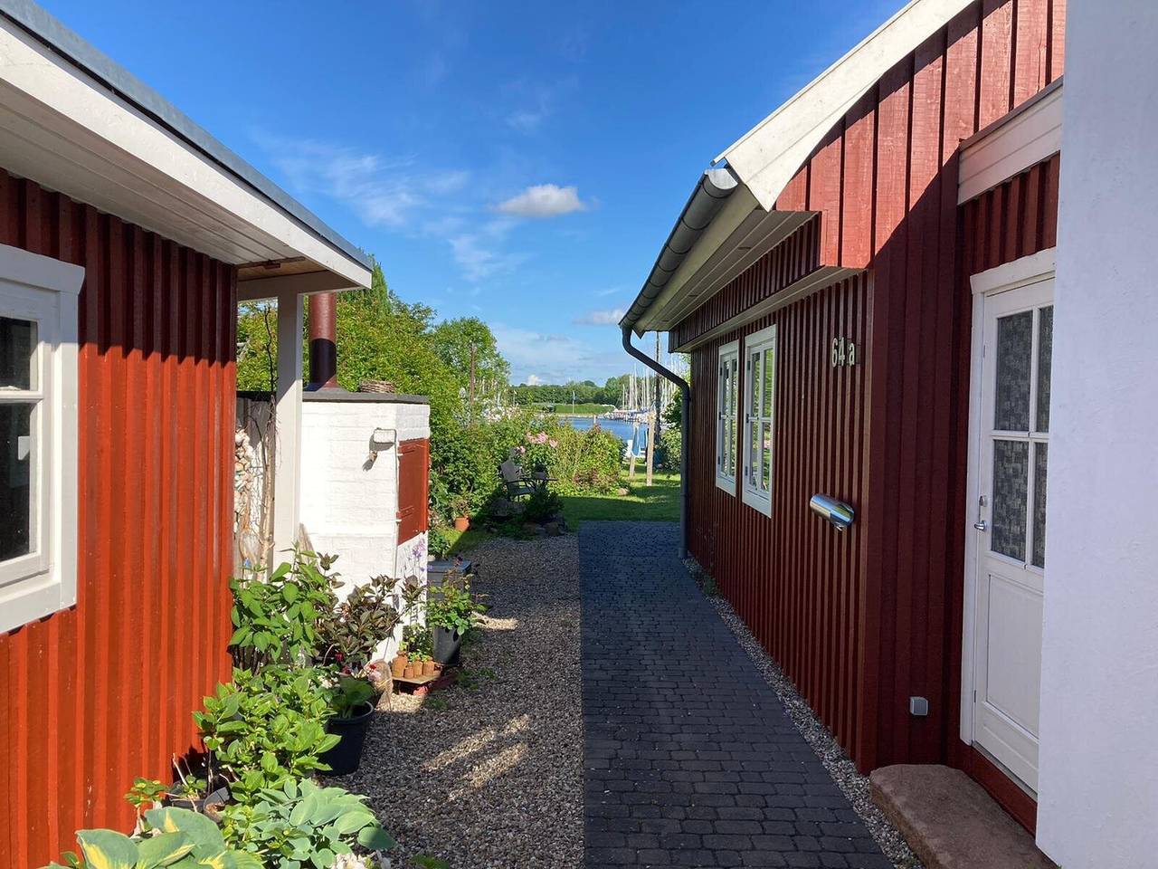 Vakantiehuis 'Bullerbü Ferienhäuschen Arnis' met privéterras en eigen tuin, foto 10