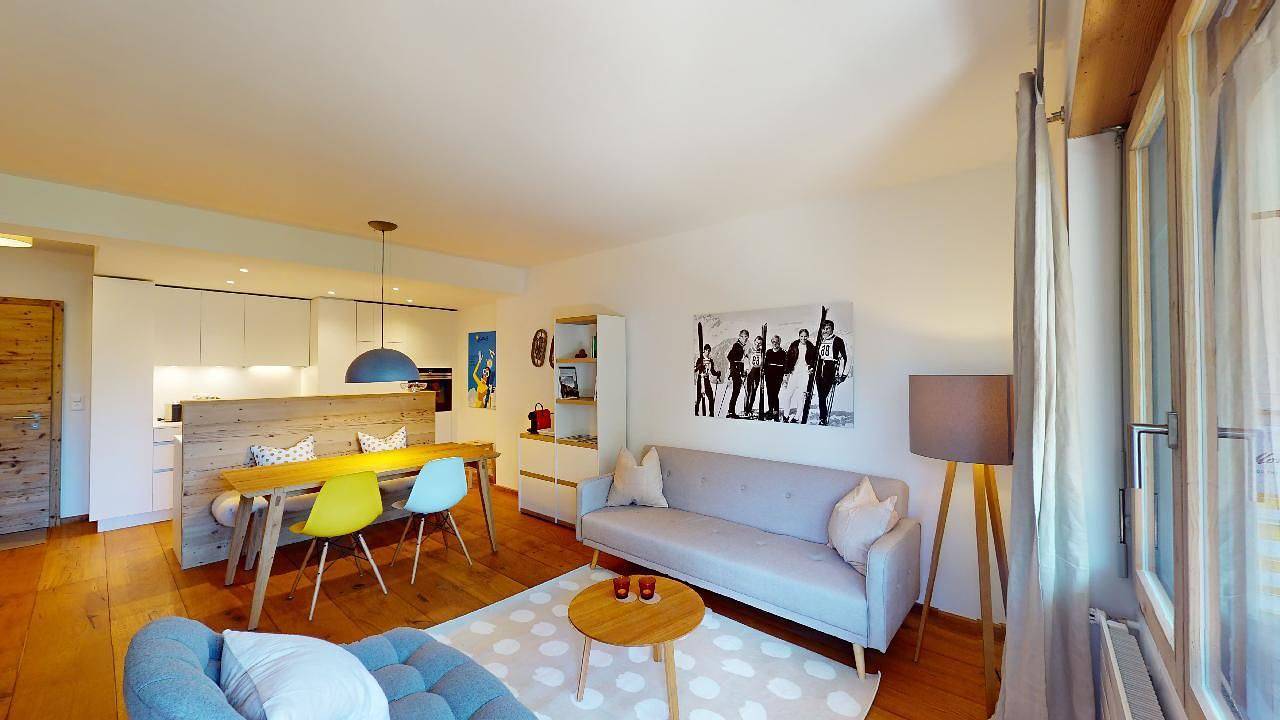 Ganze Ferienwohnung, Apartment Sungold - 2.5-Zimmerwohnung mit Seeblick in St. Moritz in St. Moritz, Oberengadin