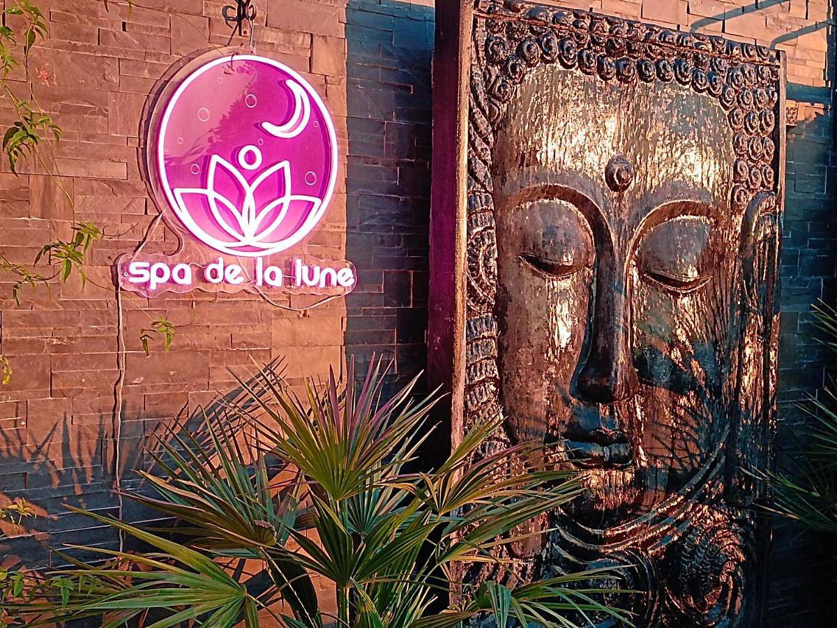 Spa de la Lune - Private love room suite with terrace and view - Air Conditioned- Double jacuzzi - Sauna - King size bed - Free Wifi - Free parking - Free breakfast - Close to Cdg airport and to the North of Paris in Clichy-sous-Bois, Seine-Saint-Denis