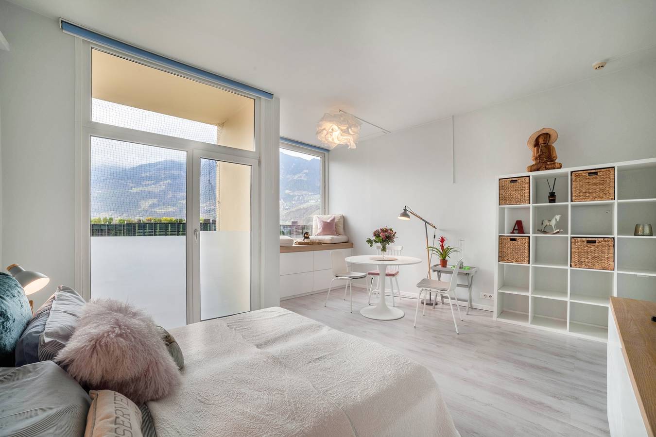 Studio entier, Studio "Nuvola 5th Floor" avec vue sur la montagne, balcon et Wi-Fi in Maia Bassa, Merano