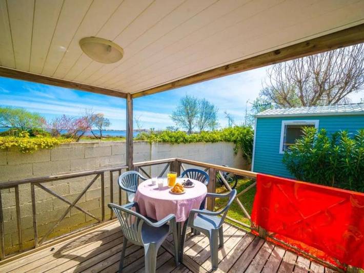 Camping pour 4 personnes, avec terrasse et piscine à Frontignan