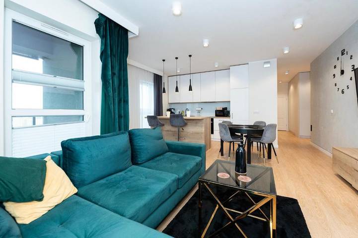 Loft dla 9 osób, z widok i balkon w Łódź