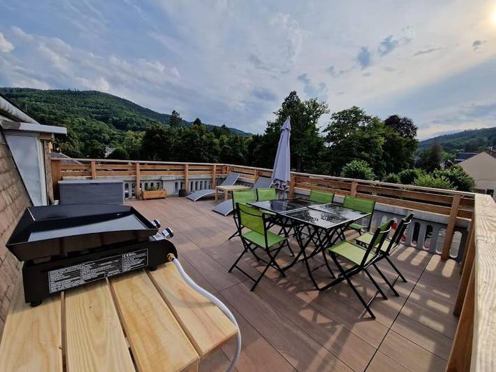 Appartement de vacances pour 6 personnes, avec Terrasse et Vue