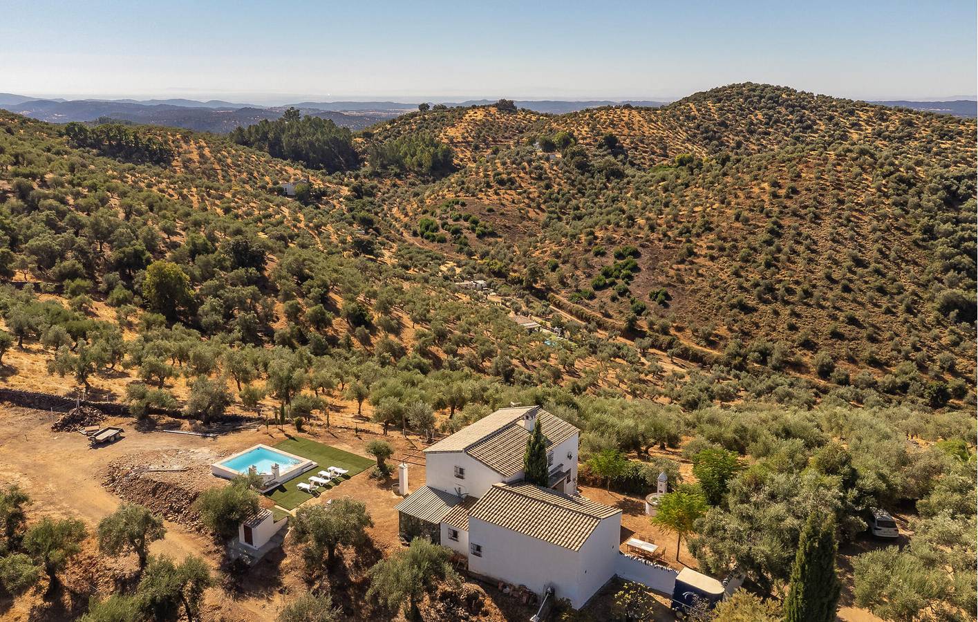 Tranquil Poolside Retreat near Constantina City Center in Constantina, Sierra Morena
